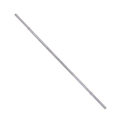 Olympic Barbell, Straight Alloy Steel Weightlifting Bar, Silver Finish, 5FT