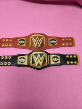 2 Superstar Experience WWE Championship - Mini Replica Title Belts Official WWE 