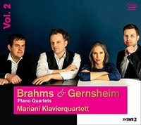 Mariani Klavierquartett - Brahms Gernshiem Piano Quartets Cd Preo - G1398Z