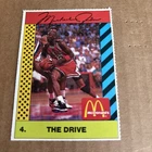 1990 McDonald's MICHAEL JORDAN #4 Chicago Bulls Basketball Card (f7)