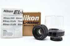Late  MINT w/Box  Nikon EL Nikkor 50mm f/2.8 N Enlarging Lens Ship M39 From Japan