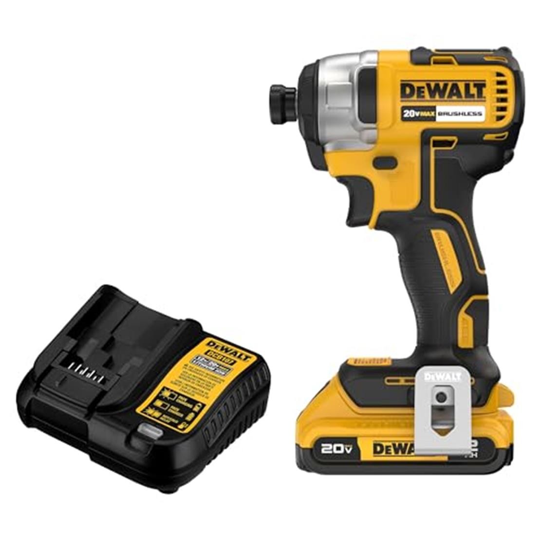 DEWALT 20V MAX XR 1/4 Inch Cordless Quiet Hydraulic Impact Driver