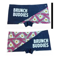 Oh-So Soft Seamless Shortie Panties BRUNCH BUDDIES Girls Sz 6/7 Years New