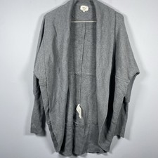 Aritzia Wilfred Diderot Metal Studded Cocoon Cardigan Sweater Gray Size Medium