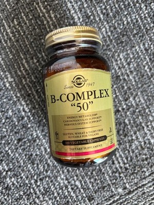2x Solgar B-Complex ''50'' - 100 Veg Capsules Exp 2027