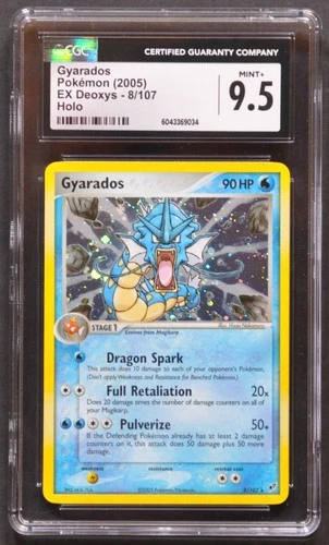 Pokemon Gyarados 8/107 EX Deoxys Holo CGC 9.5