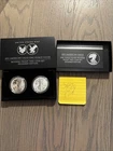 2021 $1 Reverse Proof American Silver Eagle Designer Edition 2pc Set OGP 21XJ