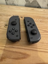 New Official Nintendo Switch Joy cons Grey Pair Controllers Genuine Discontinued