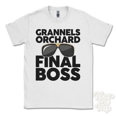GRANNELS ORCHARD FINAL BOSS T-SHIRT funny xmas gift ansty wiltshire england