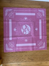 Mahjong Mat for Table with Learning Rules 32x32 PINK Non-Slip Noise Reduction