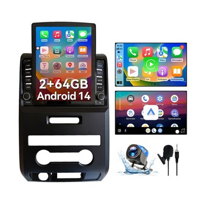 Car Stereo Radio For Ford F150 2009-2014 9.7''Android 13 Carplay GPS Navi WIFI