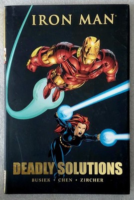 FIRST EDITION Iron Man Deadly  Solutions 1-7  Hardcover Book