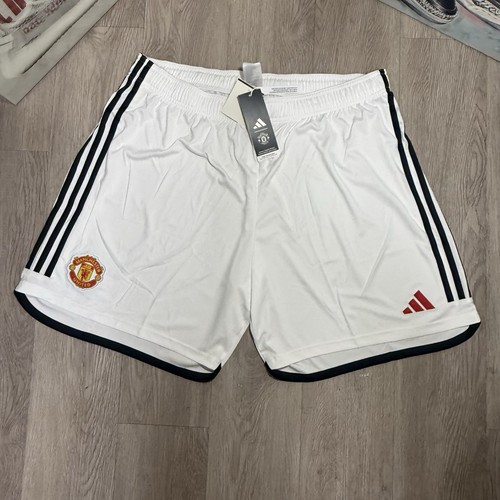 Manchester United Adidas Home Replica Shorts Herren 2023/24 weiß XL, 2Xl, 3XL NEU - Bild 3 von 9