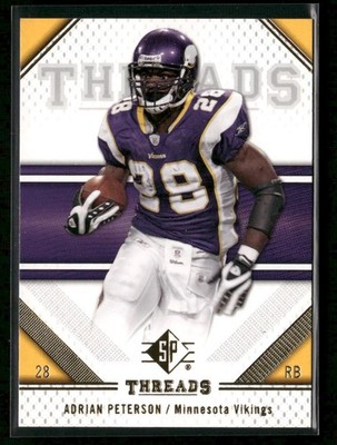 Adrian Peterson 2009 SP Threads #2 Minnesota Vikings