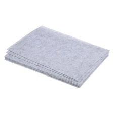 Soft Felt Sheets Fabric Craft Sheets Grey 12 Inch x 8 Inch 12 Pcs