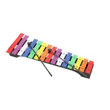 15-Note Glockenspiel Xylophone Bell Musical Instrument Educational With Mallets