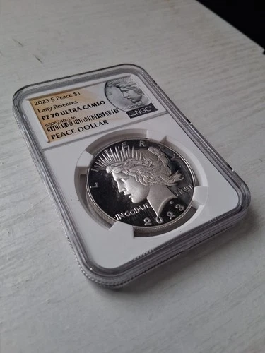 2023 S Proof $1 Peace Silver Dollar NGC PF70 Ultra Cameo