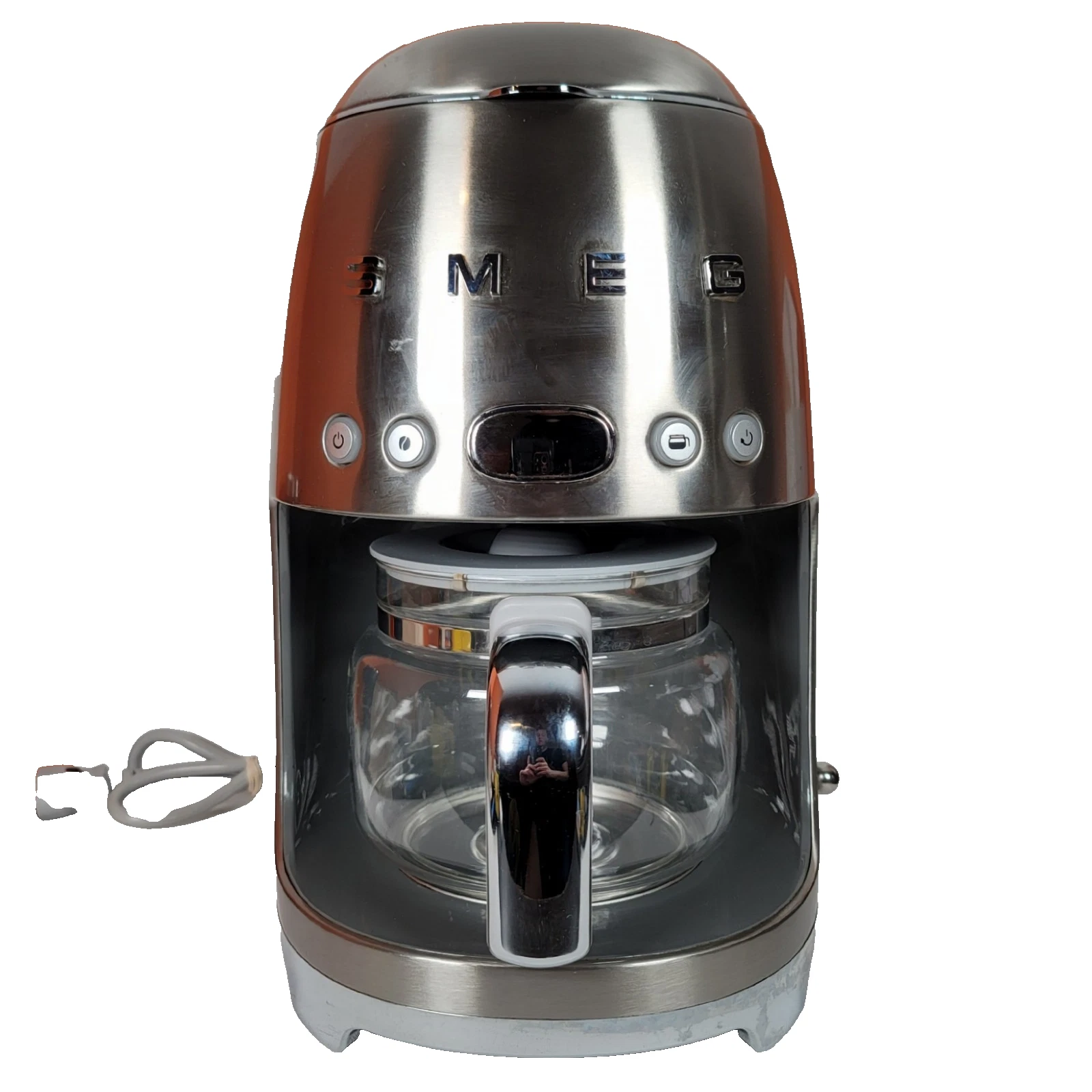 SMEG 50's Retro Style Drip Filter Coffee Machine 10 Cup (DCF02SSUS) Silver