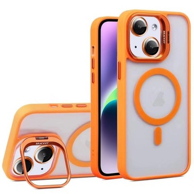 Acryl Unsichtbare Linsenhalterung + MagSafe iPhone 14 ar Magnetische TPU Hülle