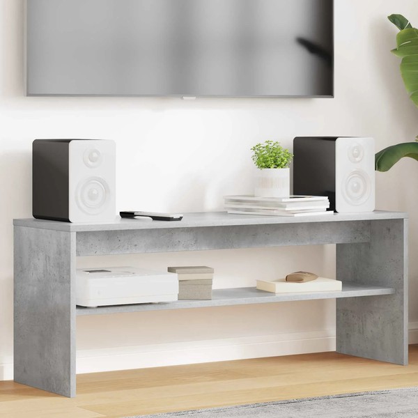 Tv-SchräNk 100 X 30 X 40 Cm Beton Grau Holzwerkstoff-image