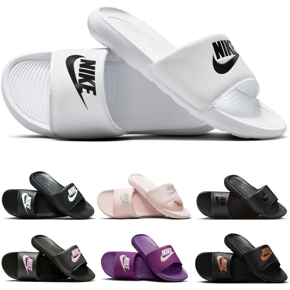 Nike Victori One Damen Slide Sandalen Badelatschen Badeschuhe - Bild 1 von 1