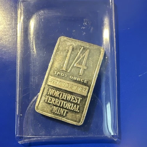 Northwest Territorial Mint 1/4 oz .999 Fine Silver Bullion Bar, 0.999 #2627