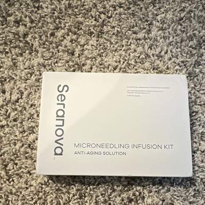 Seranova Microneedling Infusion Kit Serum HA Collagen Face/Neck Wrinkles