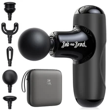 BOB AND BRAD Q2 Mini Massage Gun, Pocket-Sized Deep Tissue Massager Gun, Port...