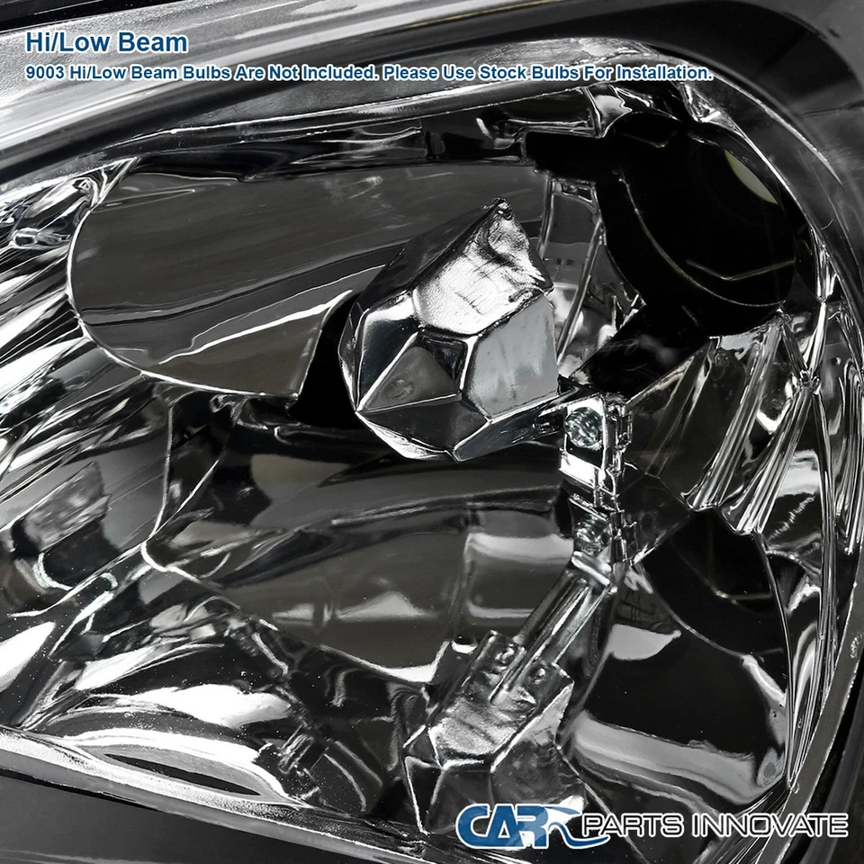 Fits 93-97 Honda Civic del Sol Black Headlights Head Lights Lamps Left+Right Foto 3 de 4