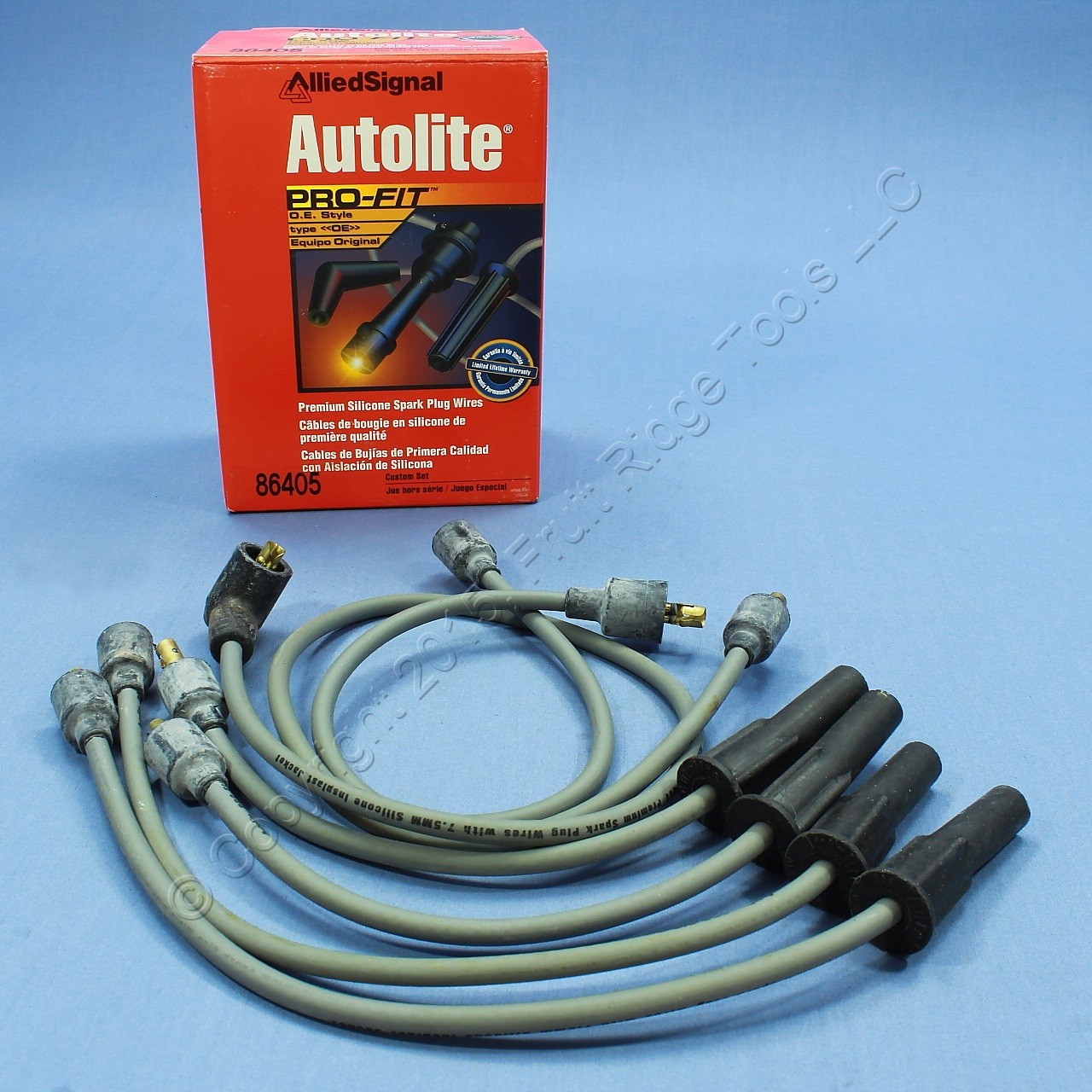 Autolite 86405 Spark Plug Ignition Wires for 1965-84 Chevy Toyota Renault 6-Wire