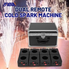 PAIDUN Doble Control Remoto Máquina de Chispas Frías Mini Base de Brigas Efecto de Fuegos Artificiales