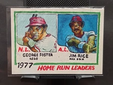 GEORGE FOSTER/JIM RICE 2025 Topps Shoebox Treasures #58 Reds/Red Sox