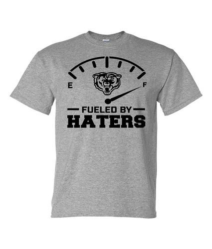 Chicago Bears Fueled By Haters T-Shirt Bears Sizes (S-5XL) & Youth Kids - Picture 3 of 12
