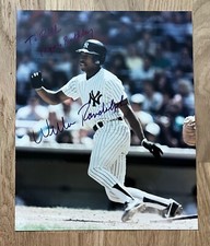 Willie Randolph Signed 8x10 Photo New York Yankees Autograph
