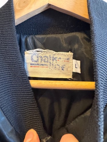 Vintage New York Mets Chalk Line Satin Jacket Large Made in USA Black - Picture 3 of 3