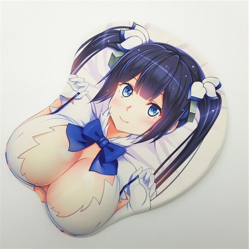 Danmachi - Hestia - Almohadilla de ratón anime 3D gel de silicona ergonómico - Imagen 4 de 5