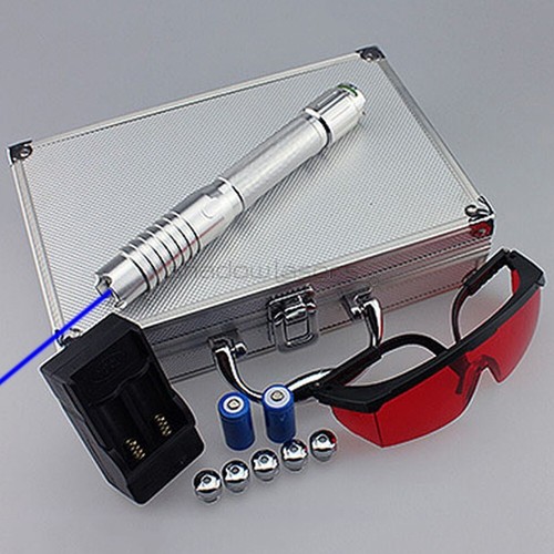 BQ1 450nm Adjustable Focus Blue Laser Pointer Pen Visible Laser Beam Light US - Picture 9 of 12