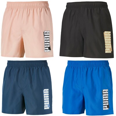 PUMA Shorts kurze Hose für Herren mit Netz Innenfutter Badeshort Laufshort Hose