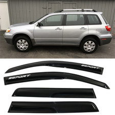 Fit For 03-06 Mitsubishi Outlander Mugen Style Rain Window Visor Shade W Sport