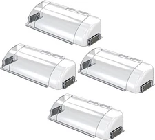 4 Packs Air Vent Deflectors 9”-15” Adjustable Floor Vent Cover Ceiling Registers