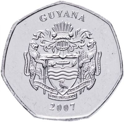 Guyana | 10 Dollars Coin | Gold Mine | KM52 | 1996 - 2018 | eBay