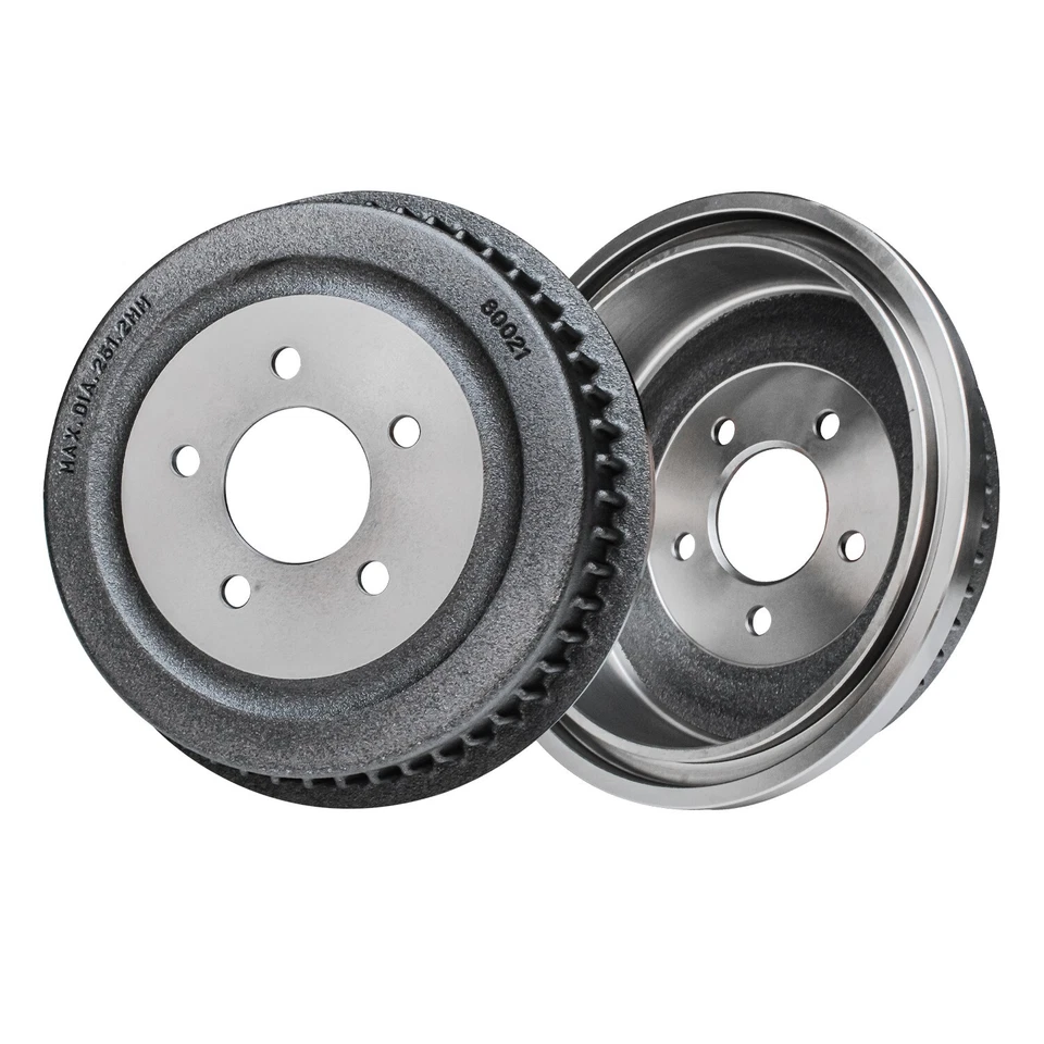 Rotores de freno de disco delanteros tambor trasero para Chrysler Dodge Plymouth 1996-1999 2000 Foto 4 de 4