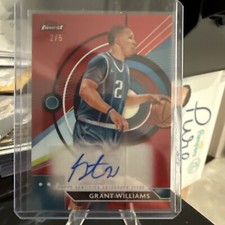 2023-24 Topps Finest Autograph Grant Williams #FA-GW 🔥Red Refractor 2/5 🔥