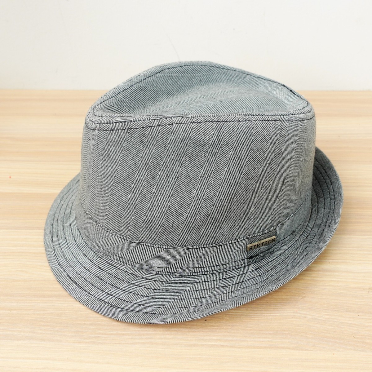 Cappello Trilby Boston Wool firmato STETSON con motivo scozzese