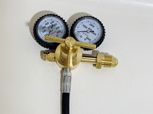 Kit regulador de nitrógeno con sangrado 600 psi con portabrocas de aire sin pérdida herramienta de choque Fox - Imagen 3 de 8