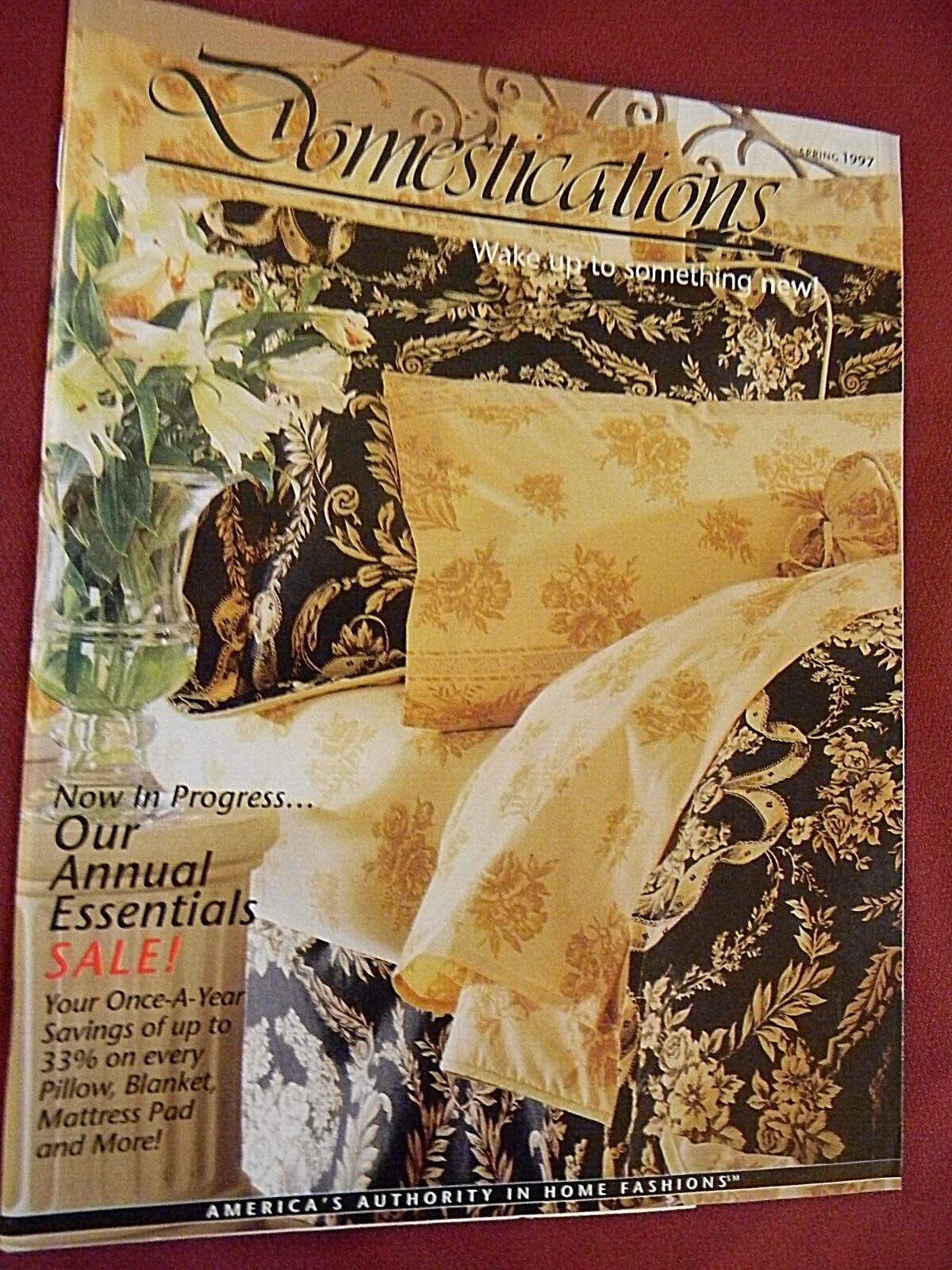 Domestications 1997 vintage 95 page illustrated home decor catalog | eBay