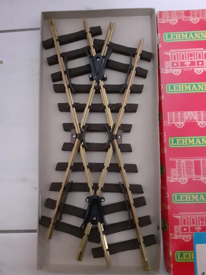 INCROCIO LGB LEHMANN 4360 30° RAIL PLAYMOBIL G GAUGE - Immagine 2 di 4