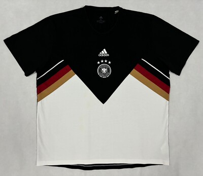Deutschland 2022 Adidas Icon Fußball T-Shirt Größe: Erwachsene XL