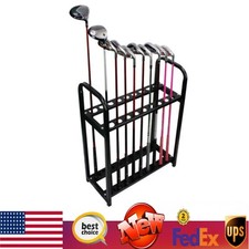 Golf Club Organizer 18-hole Golf Club Holder Rack Golf Club Ground Display Stand