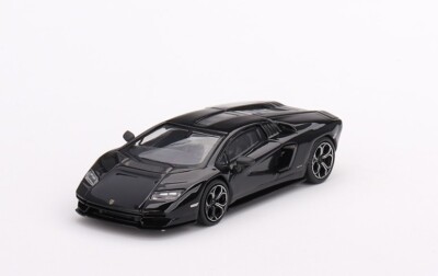 Mini GT 1:64 Lamborghini Countach LPI 800-4 Nero Maia Diecast